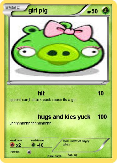 Pokemon girl pig