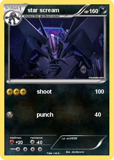 Pokemon star scream