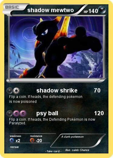 Pokemon shadow mewtwo