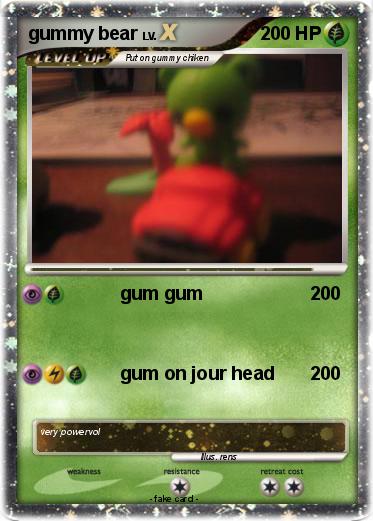 Pokemon gummy bear