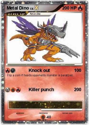 Pokemon Metal Dino