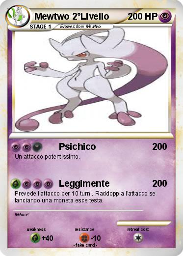 Pokemon Mewtwo 2°Livello