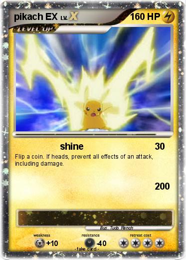 Pokemon pikach EX