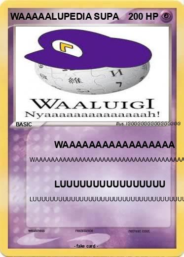 Pokemon WAAAAALUPEDIA SUPA