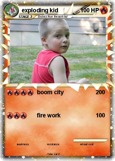 Pokemon exploding kid