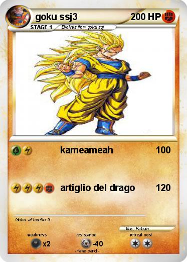 Pokemon goku ssj3