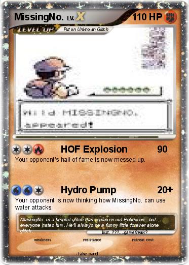 Pokemon MissingNo.