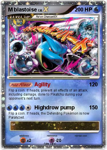 Pokemon M blastoise