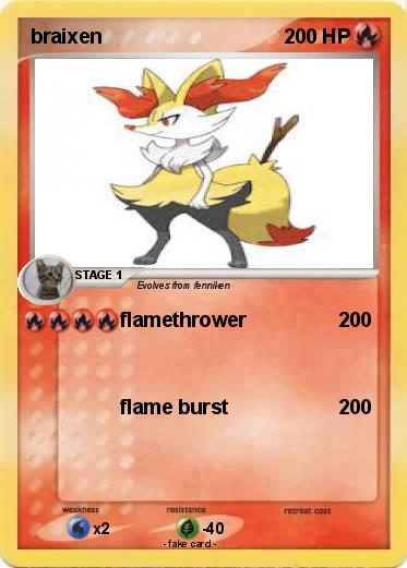 Pokemon braixen