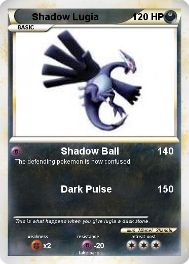 Pokemon Shadow Lugia