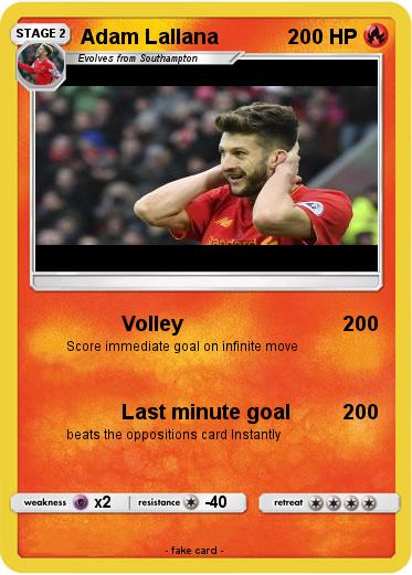 Pokemon Adam Lallana