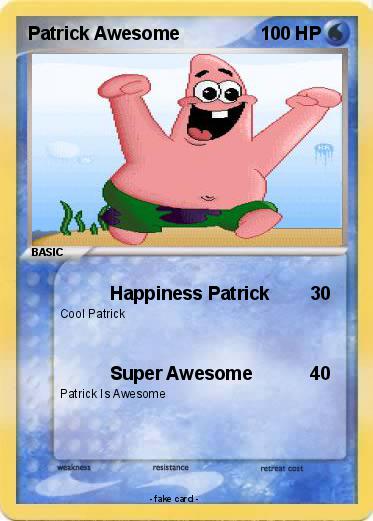 Pokemon Patrick Awesome