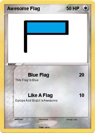 Pokemon Awesome Flag