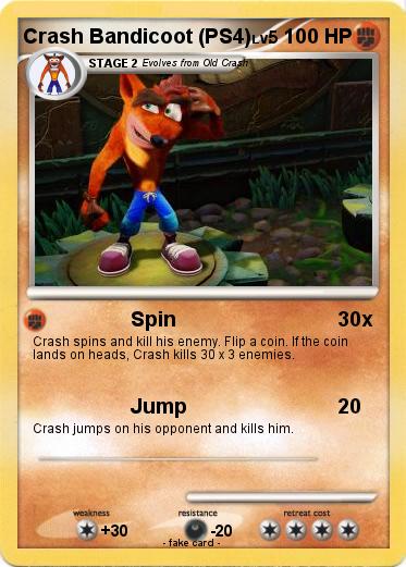 Pokemon Crash Bandicoot (PS4)