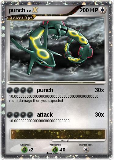 Pokemon punch