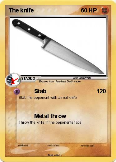 Pokemon The knife