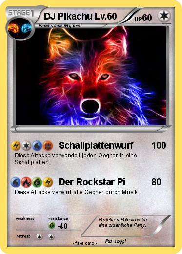 Pokemon DJ Pikachu Lv.60