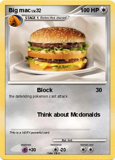 Pokemon Big mac