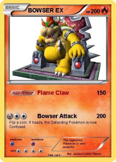 Pokemon BOWSER EX
