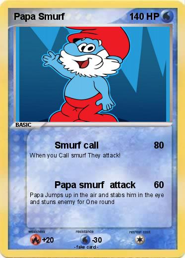 Pokemon Papa Smurf