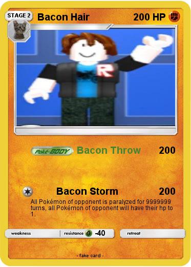 Roblox Bacon Hair Greeting Card for Sale by KweenFlop