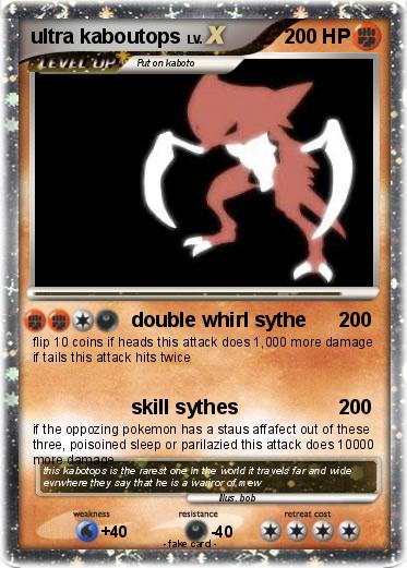 Pokemon ultra kaboutops