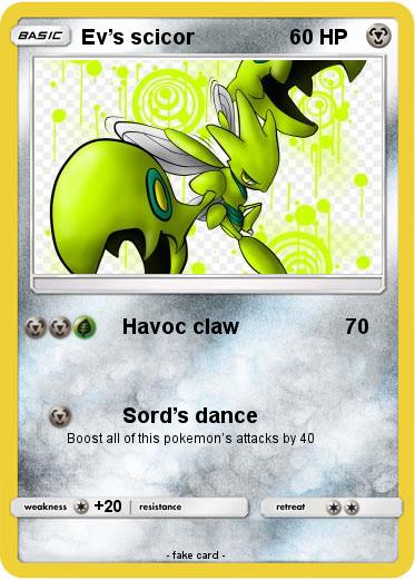 Pokemon Ev’s scicor