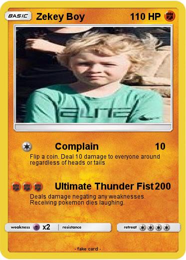 Pokemon Zekey Boy