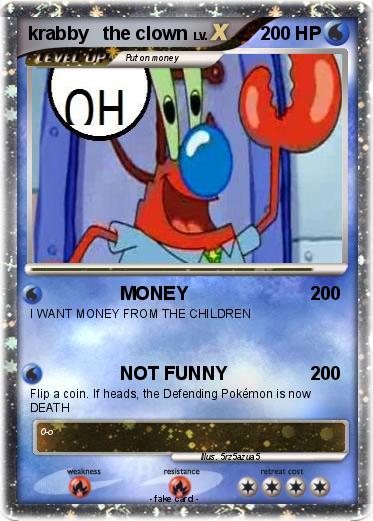 Pokemon krabby   the clown