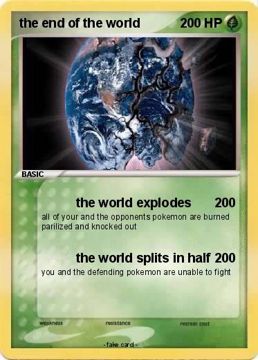 Pokemon the end of the world