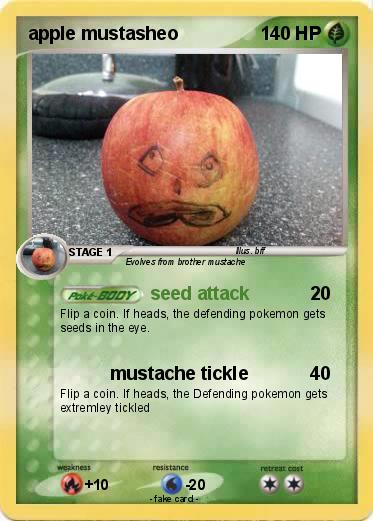 Pokemon apple mustasheo