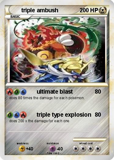 Pokemon triple ambush