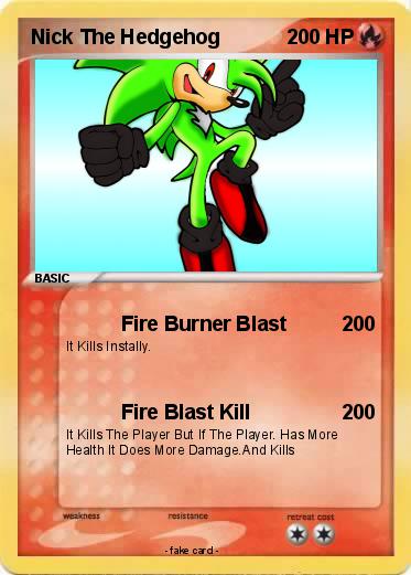 Pokemon Nick The Hedgehog