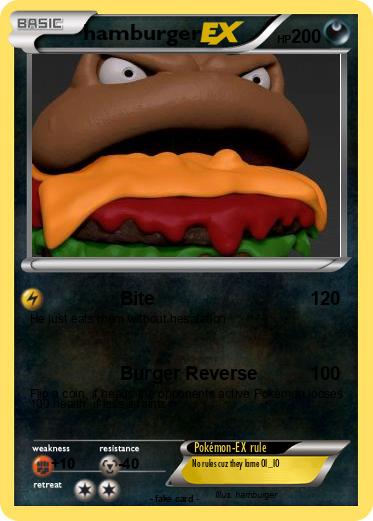 Pokemon hamburger