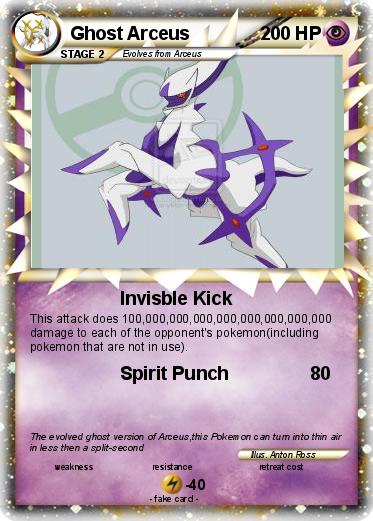 Pokemon Ghost Arceus