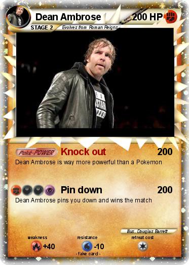 Pokemon Dean Ambrose