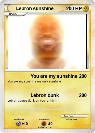 Pokemon Lebron sunshine