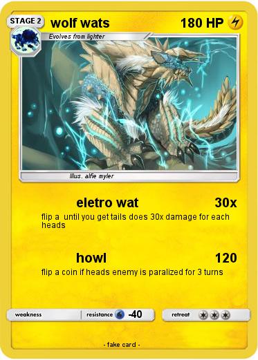 Pokemon wolf wats