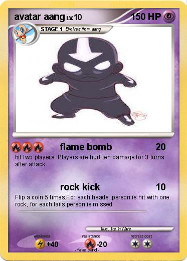Pokemon avatar aang