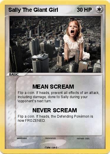 Pokemon Sally The Giant Girl