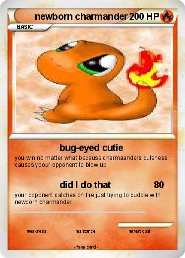 Pokemon newborn charmander