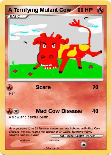 Pokemon A Terrifying Mutant Cow