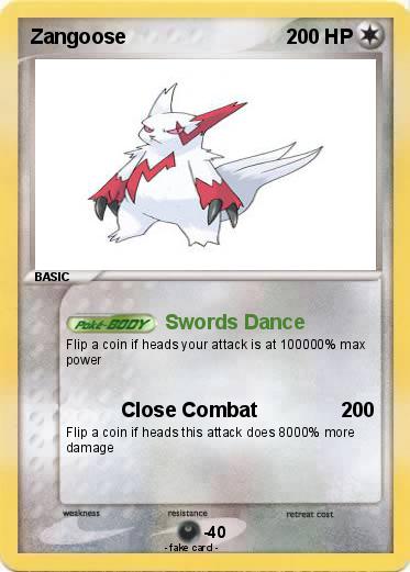 Pokemon Zangoose