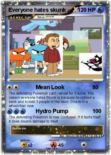 Pokemon Everyone hates skunk