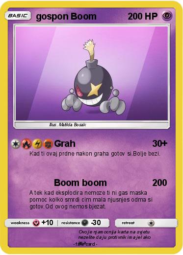 Pokemon gospon Boom