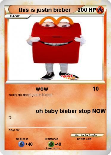 Pokemon this is justin bieber