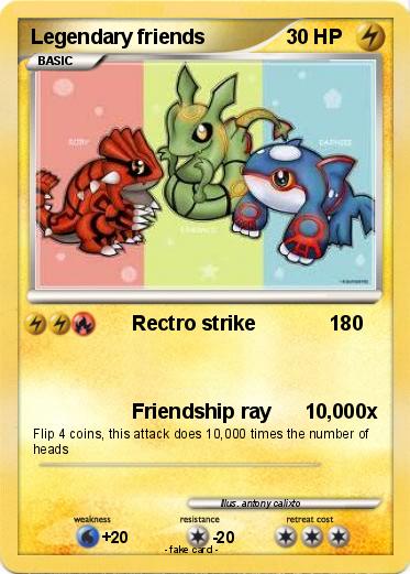 Pokemon Legendary friends