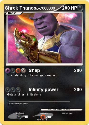 Pokemon Shrek Thanos