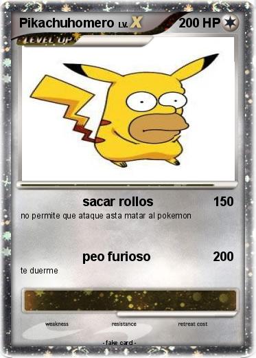 Pokemon Pikachuhomero