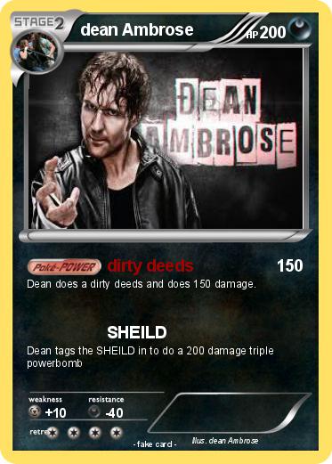 Pokemon dean Ambrose